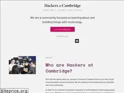 Sites similar to hackersatcambridge.com