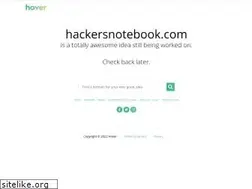 Sites similar to hackersnotebook.com
