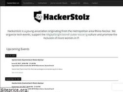 Sites similar to hackerstolz.de