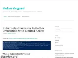 Sites similar to hackersvanguard.com