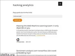 Sites similar to hackinganalytics.com