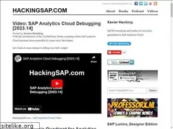 Sites similar to hackingsap.com