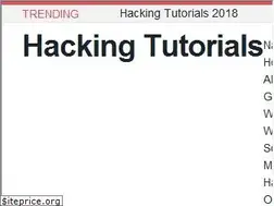 Sites similar to hackingtutorials.org