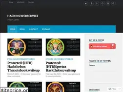 Sites similar to hackingwebservice.wordpress.com