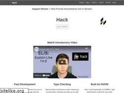 Sites similar to hacklang.org