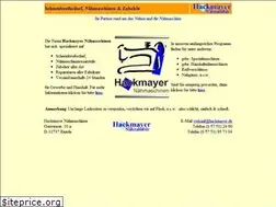 Sites similar to hackmayer.de