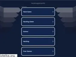 Sites similar to hackmygame.info