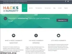 Sites similar to hacks4humanity.com