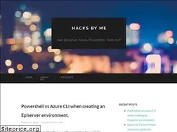 Sites similar to hacksbyme.net