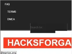 Sites similar to hacksforgame.com