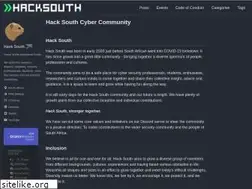 Sites similar to hacksouth.africa