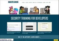 Sites similar to hacksplaining.com