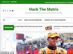 Sites similar to hackthematrix.org