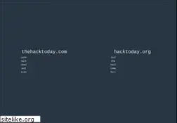 Sites similar to hacktoday.net