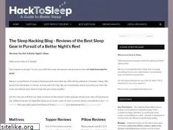 Sites similar to hacktosleep.com