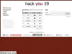 Sites similar to hackyou.ctf.su