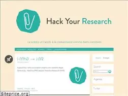 Sites similar to hackyourphd.org