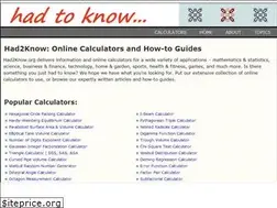 Sites similar to had2know.org