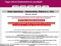 Sites similar to hadaapartman.hu