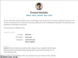 Sites similar to hadalin.me