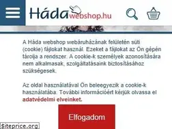 Sites similar to hadawebshop.hu