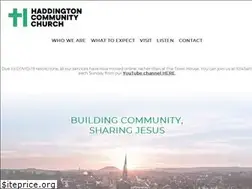 Sites similar to haddingtoncommunitychurch.org