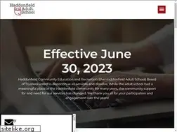 Sites similar to haddonfieldadultschool.org