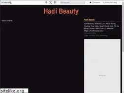 Sites similar to hadibeauty.canalblog.com