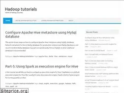Sites similar to hadooptutorials.info