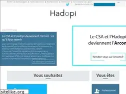 Sites similar to hadopi.fr