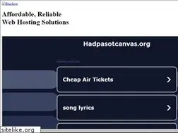 Sites similar to hadpasotcanvas.org