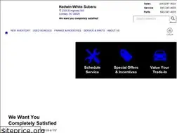 Sites similar to hadwinwhitesubaru.com