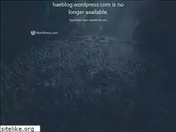 Sites similar to haeblog.wordpress.com