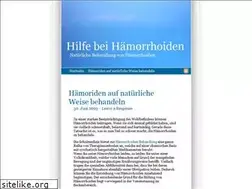 Sites similar to haemorrhoidenhilfe.wordpress.com