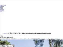 Sites similar to haeuser-award.de