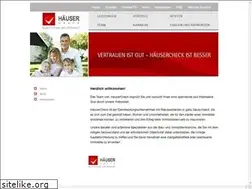 Sites similar to haeusercheck.de