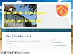 Sites similar to haeuslingen.de