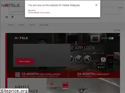 Sites similar to hafele.com.my