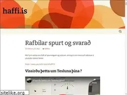 Sites similar to haffi.is