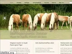 Sites similar to haflingergestuet-reimer.de