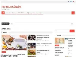 Sites similar to haftalikgunluk.com