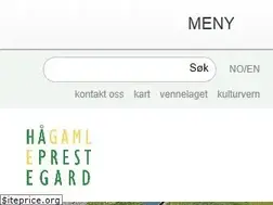 Sites similar to hagamleprestegard.no
