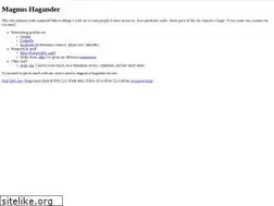 Sites similar to hagander.net