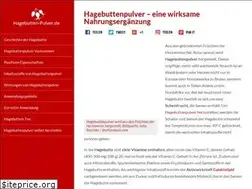 Sites similar to hagebutten-pulver.de