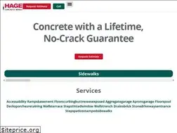 Sites similar to hageconcrete.com