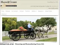Sites similar to hagerandcundifffunerals.com