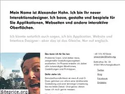 Sites similar to hahnalexander.de