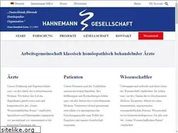 Sites similar to hahnemann-gesellschaft.de