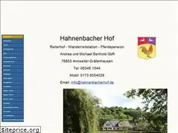 Sites similar to hahnenbacherhof.de