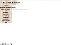 Sites similar to hahnlibrary.net